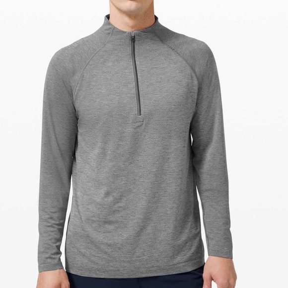 lululemon athletica Other - Lululemon Vent Tech Quarter Neck Grey Heathered Pullover Size Small